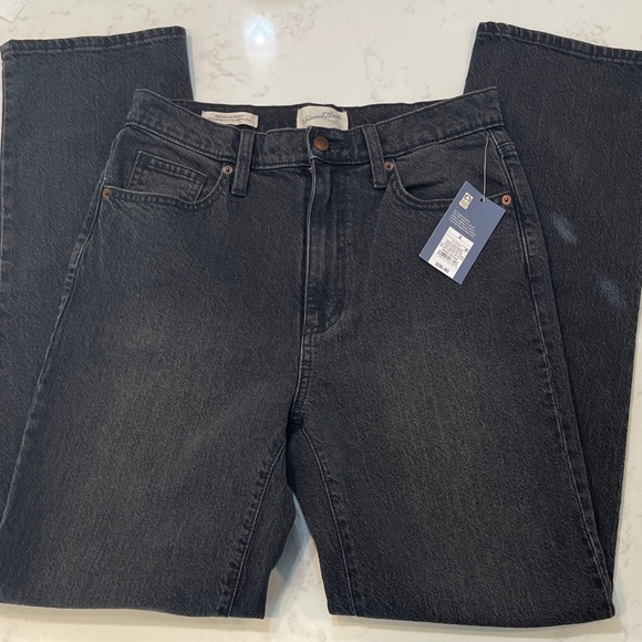 NWT Universal Thread High-Rise 90's Straight Jeans - Black Wash Size 6 - Picture 2 of 5